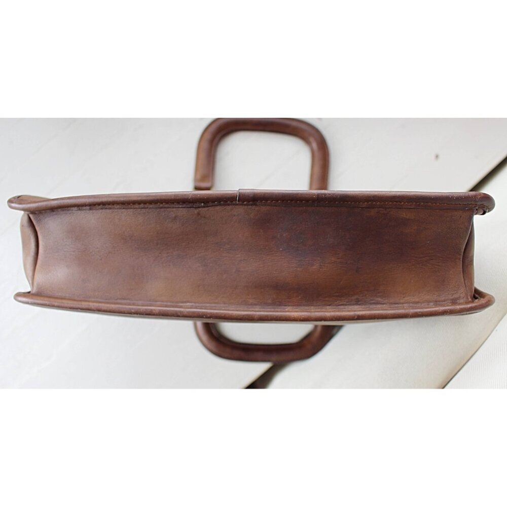 Coach Vintage - Putty Slim Satchel 9430 Handbag, 1970s/80s - 0001 Serial - Picture 7 of 14
